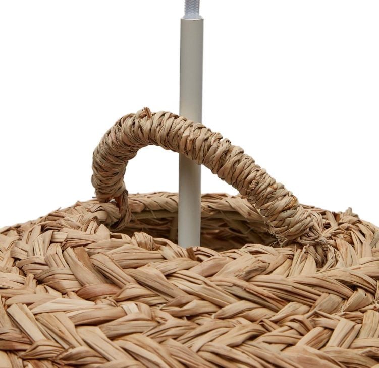 Abajur maro din fibre naturale Fonteta Round Kave Home