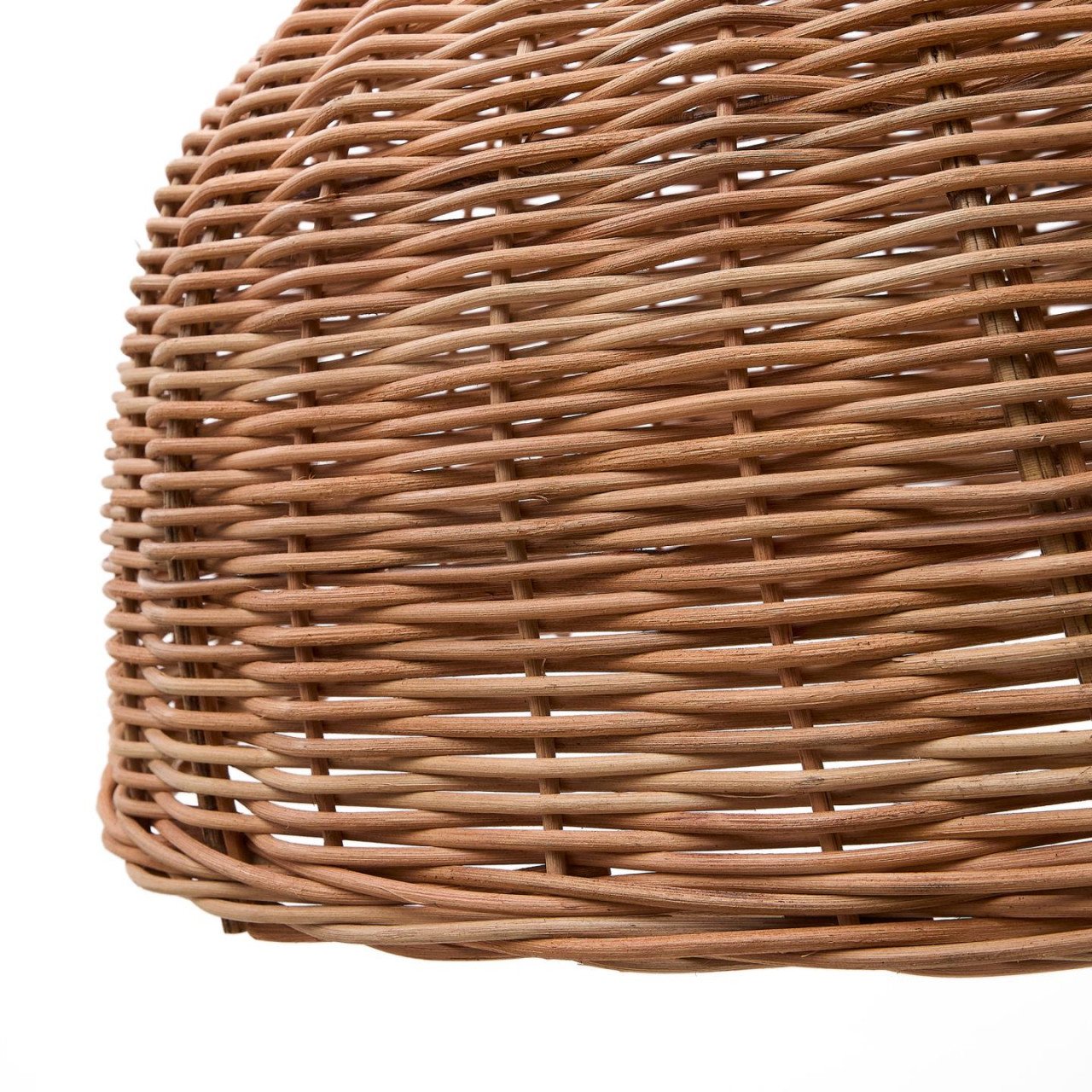 Abajur maro din fibre naturale Jornets Kave Home