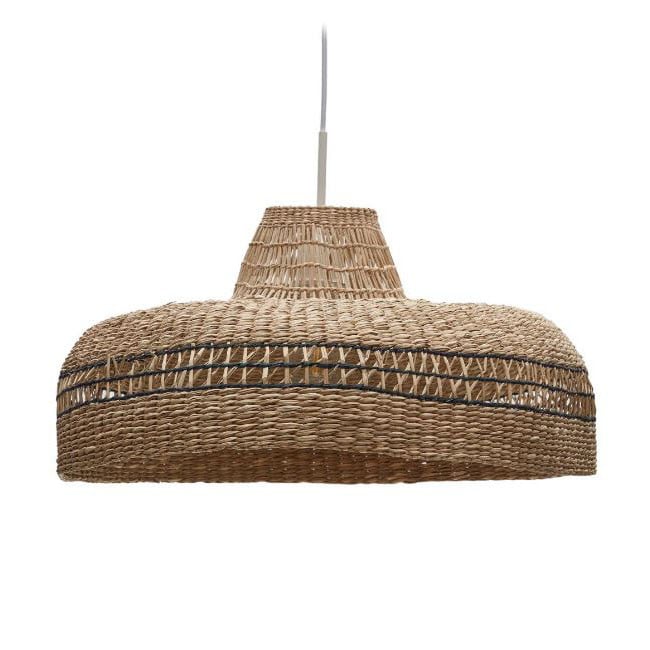 Abajur maro din fibre naturale Rupia Kave Home