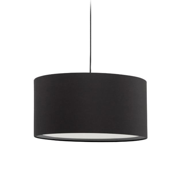 Abajur negru din bumbac Santana S Kave Home