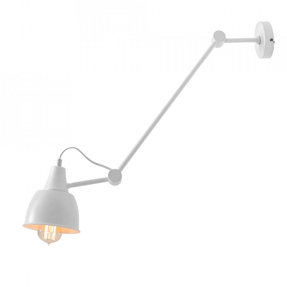 Aplica alba din metal Aida Graphite Aldex