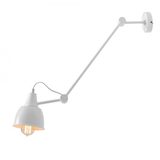 Aplica alba din metal Aida Graphite Aldex