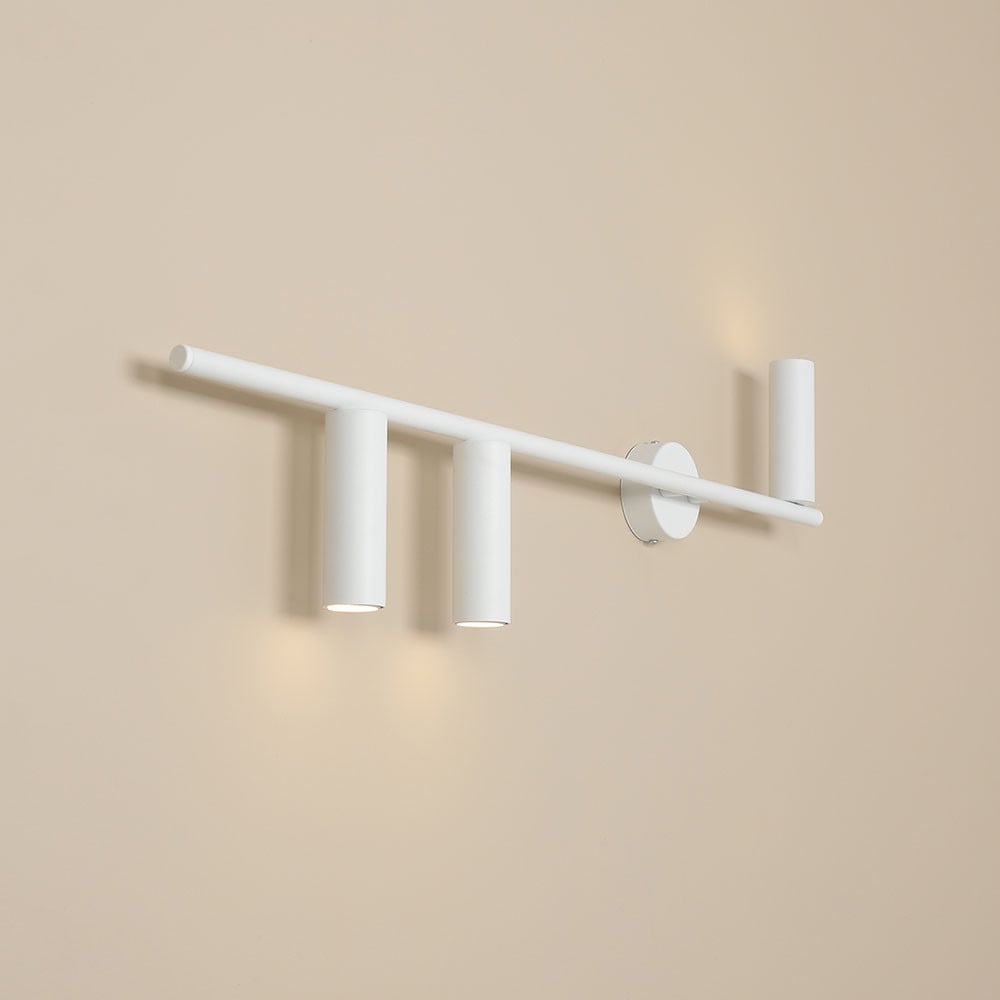 Aplica alba din metal cu 3 becuri Trevo Left Aldex