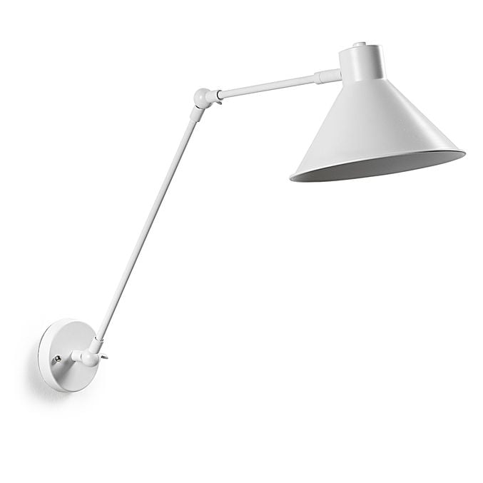 Aplica alba din metal Dione Kave Home