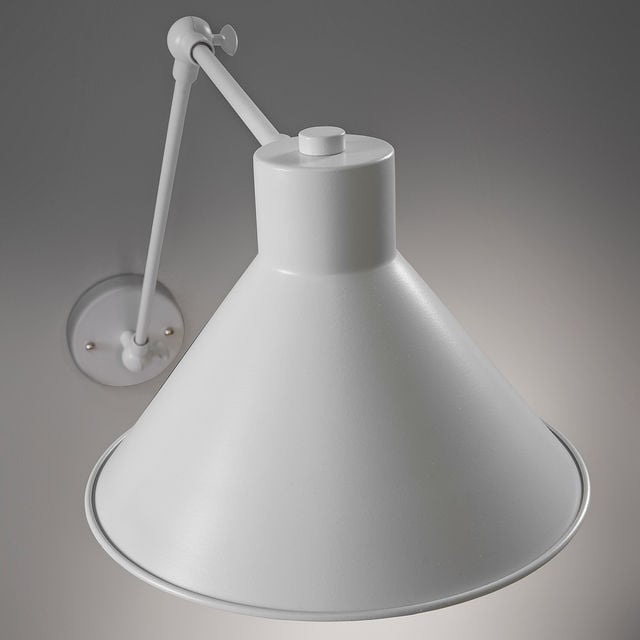 Aplica alba din metal Dione Kave Home