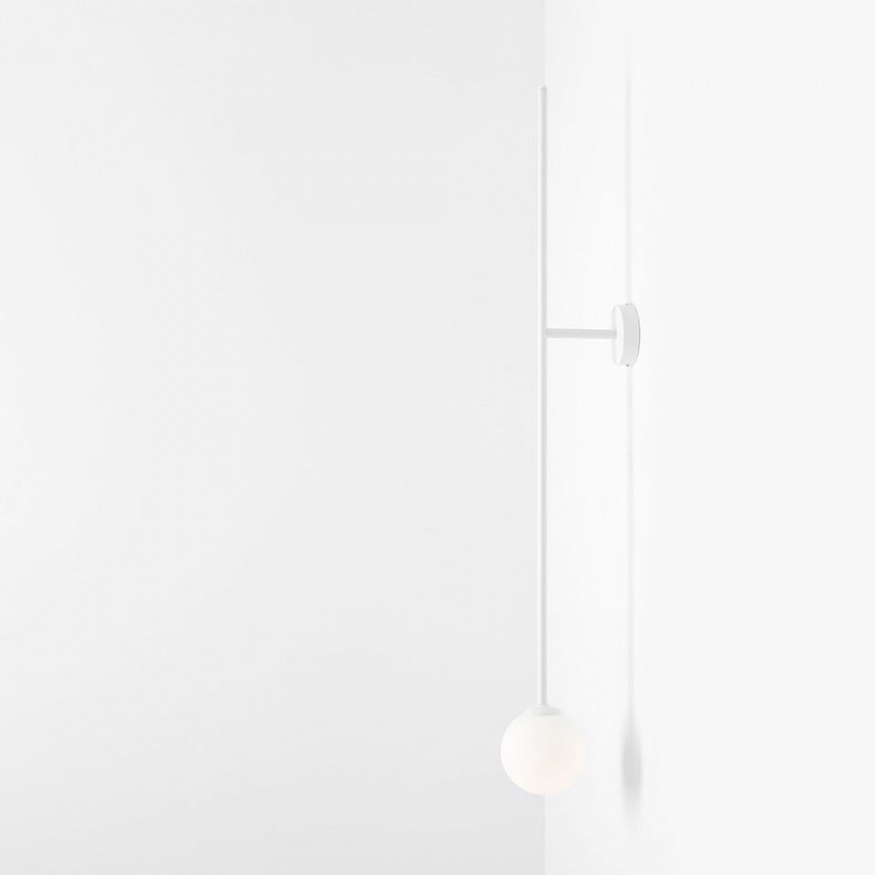 Aplica alba din metal Pinne Aldex