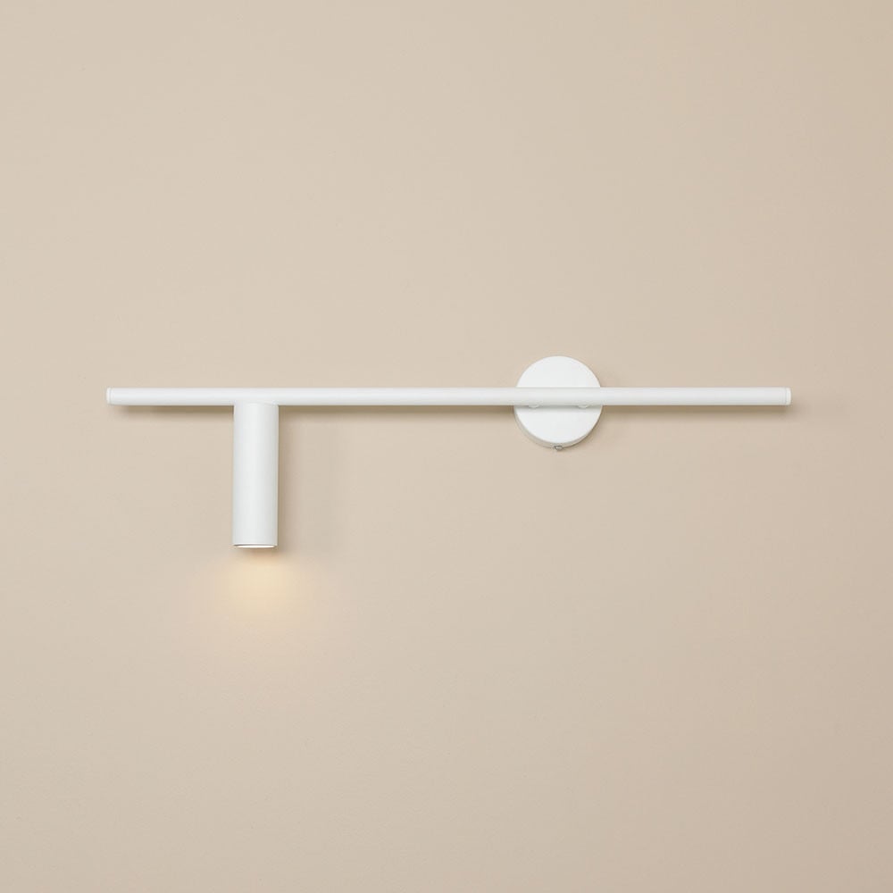 Aplica alba din metal Trevo Left Aldex