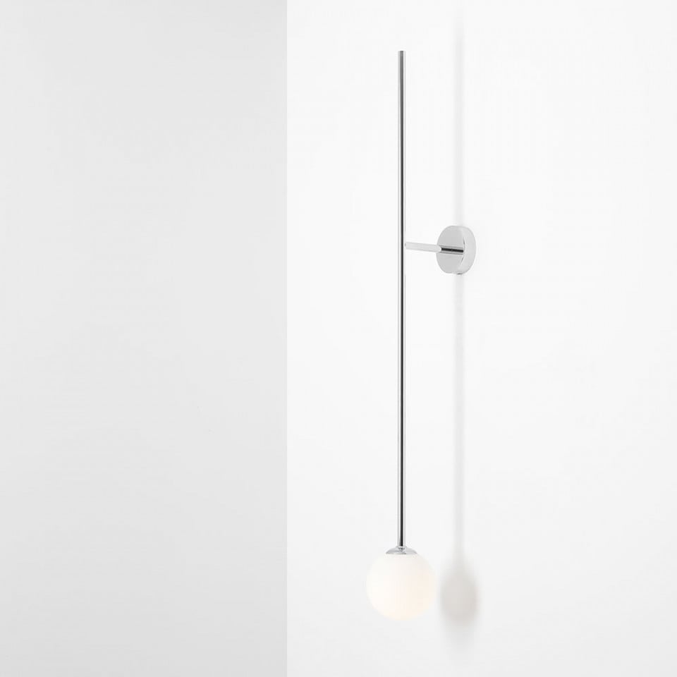 Aplica argintie din metal Pinne Aldex