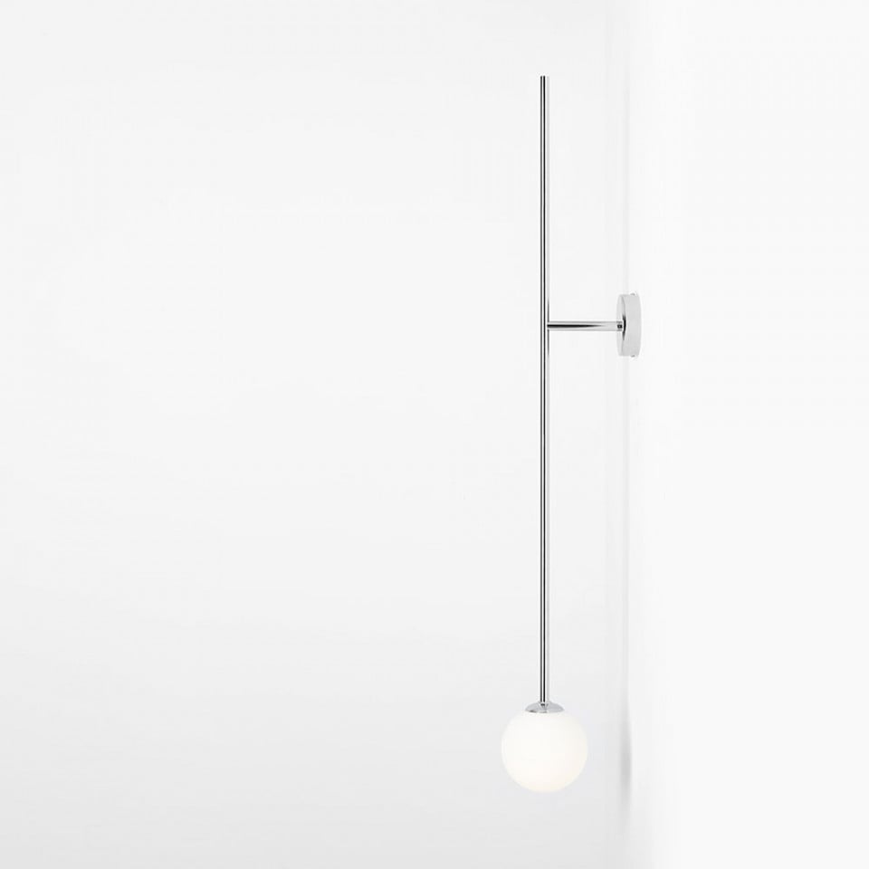 Aplica argintie din metal Pinne Aldex