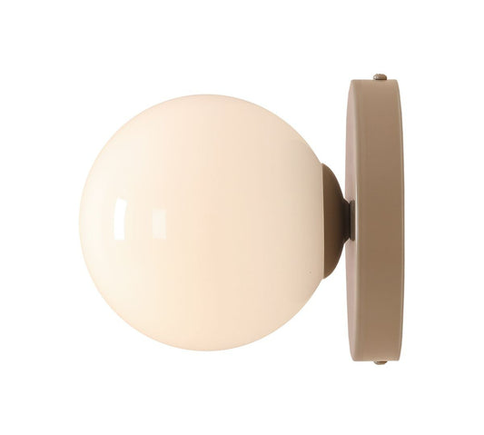 Aplica bej/alba din metal Ball Aldex