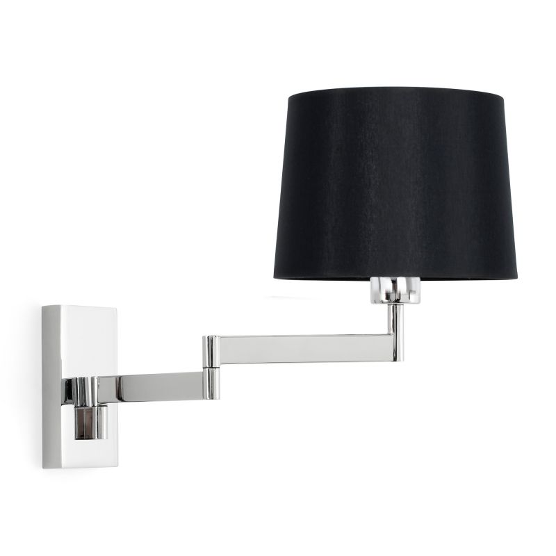 Aplica cu brat articulat design elegant ARTIS crom/negru