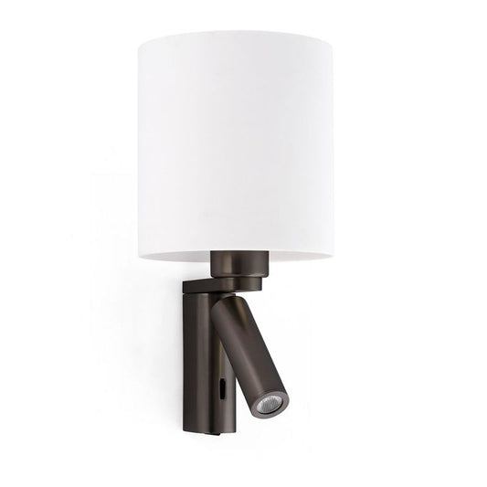 Aplica cu reader LED ROB bronz