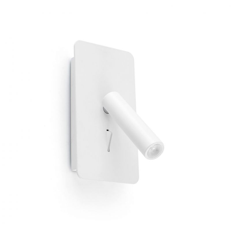 Aplica cu reader LED stil minimalist SUAU alb