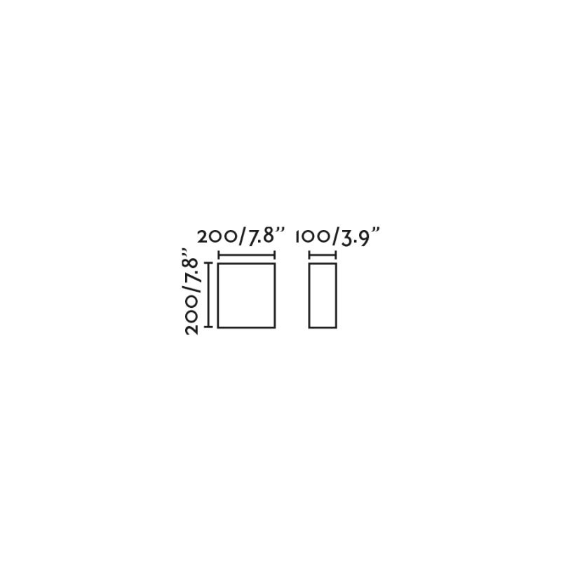 Aplica de perete ambientala design natural OTTON SQ 200 iuta
