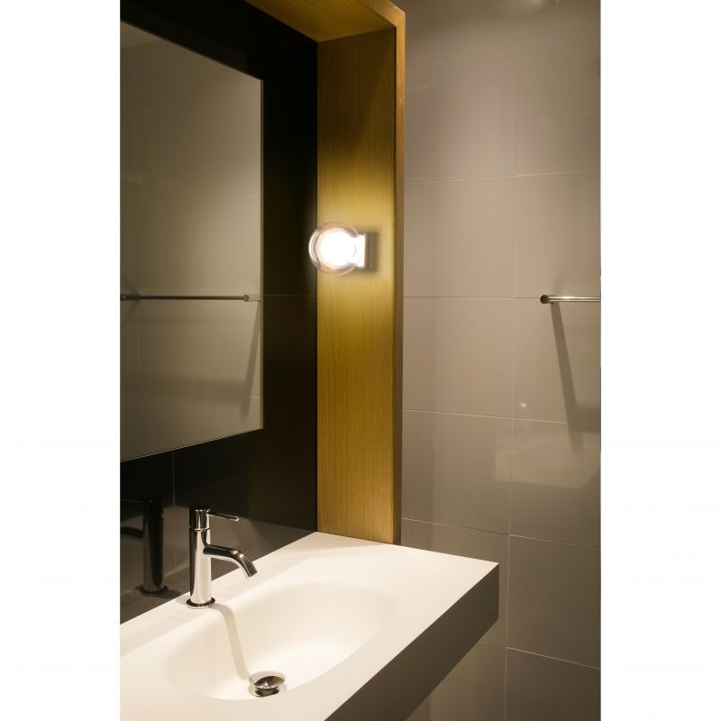 Aplica de perete baie cu protectie IP44 PERLA Chrome