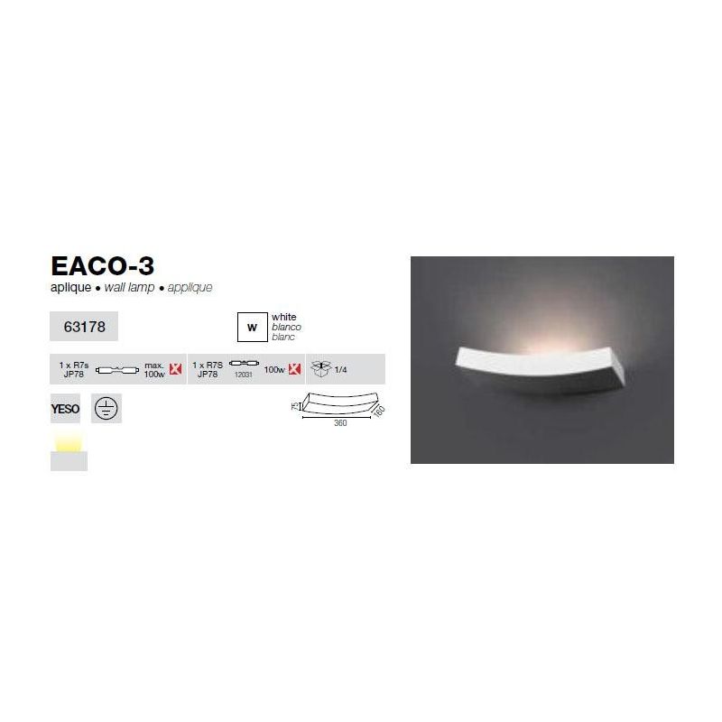 Aplica de perete Eaco-3