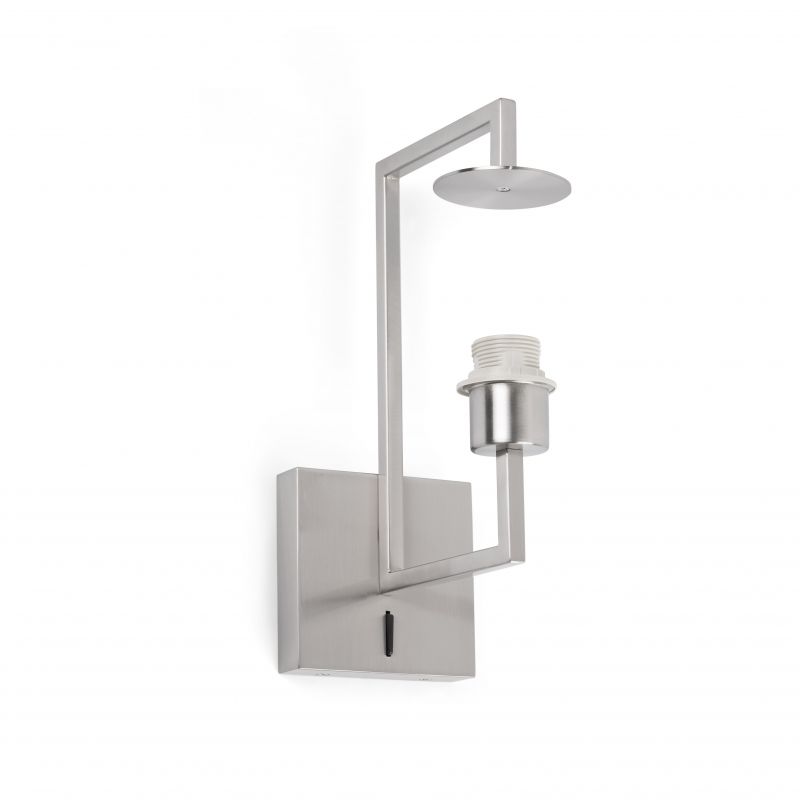 Aplica de perete eleganta design clasic FRAME nickel/negru