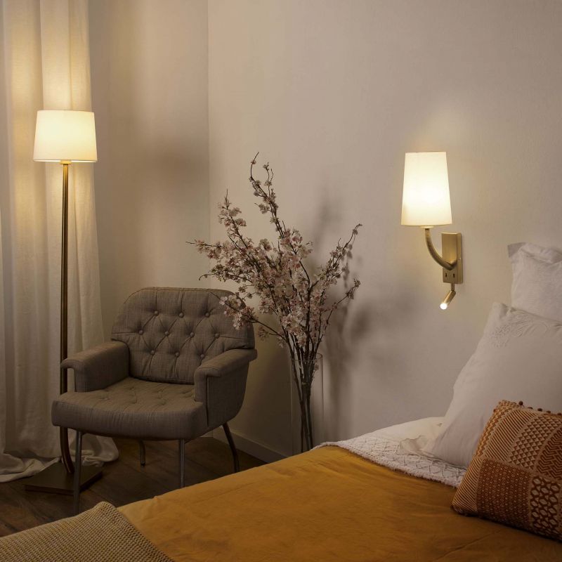 Aplica de perete eleganta design clasic REM auriu/negru