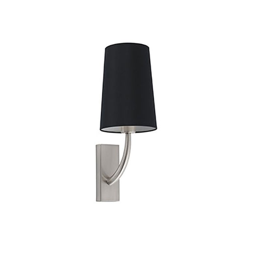 Aplica de perete eleganta design clasic REM nickel/negru