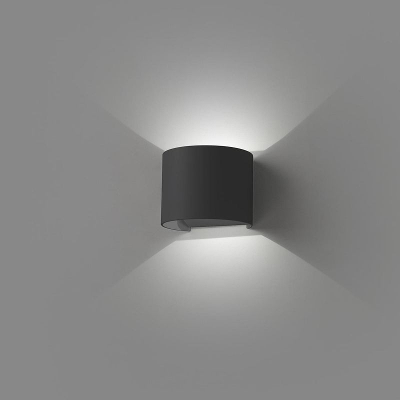 Aplica de perete LED exterior IP54 stil decorativ SUNSET neagra