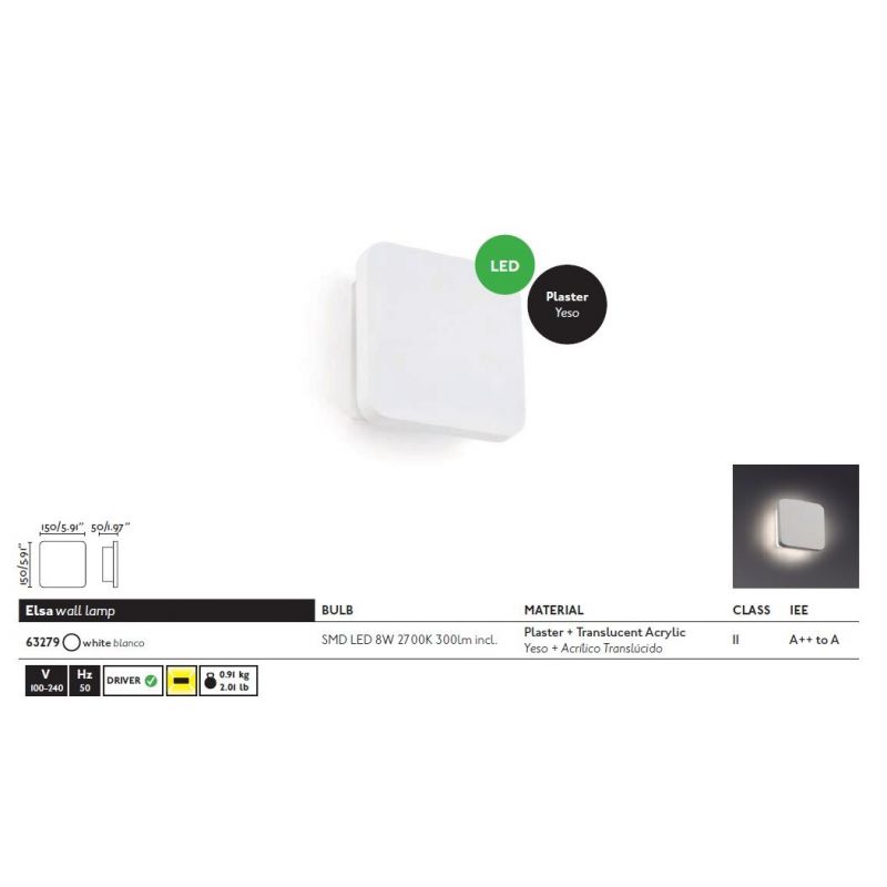 Aplica LED ambientala ELSA