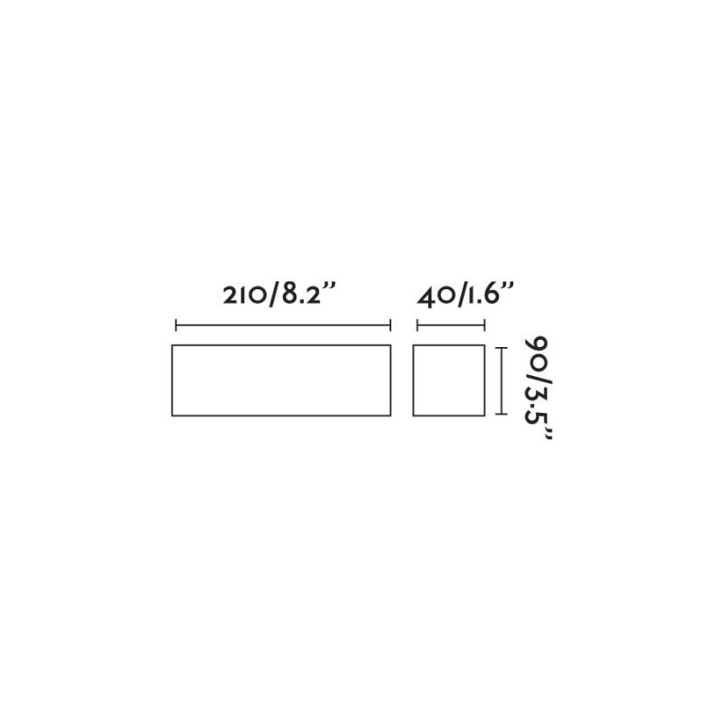 Aplica LED ambientala NASH 8W neagra