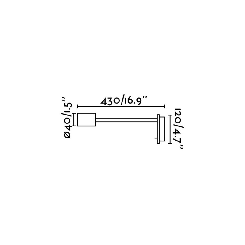 Aplica LED cu reader design modern minimalist LESER