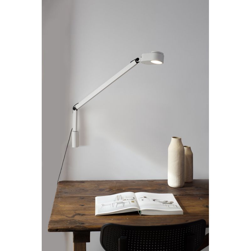 Aplica LED dimabila / Lampa de perete design ultra-modern INVITING alba