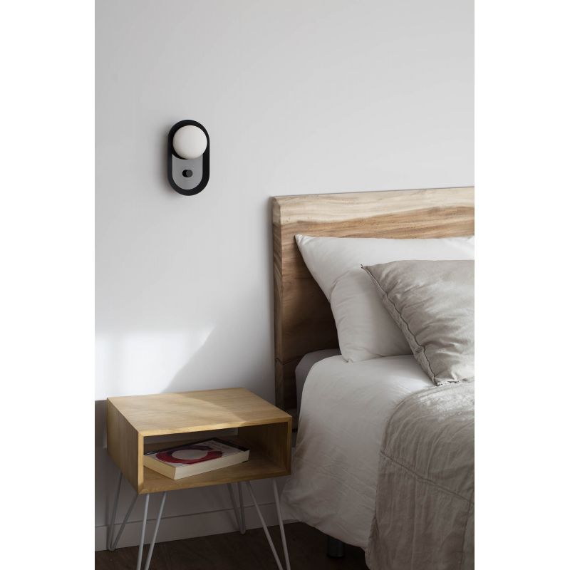 Aplica LED dimabila stil modern minimalist MAYA Black