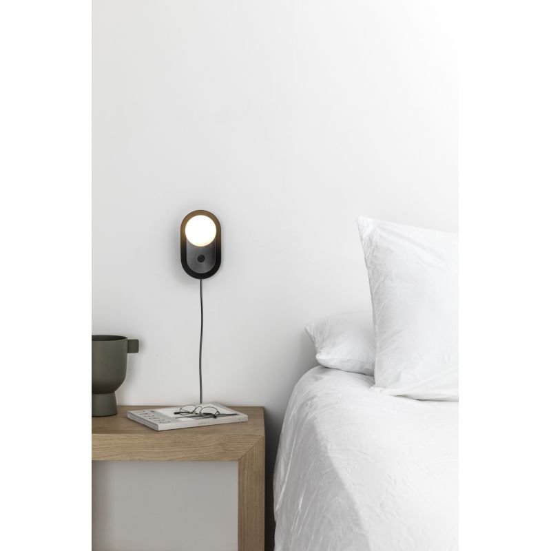 Aplica LED dimabila stil modern minimalist MAYA Black