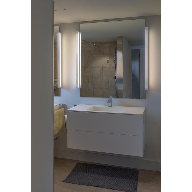 Aplica LED oglinda Baie IP44 stil modern minimalist NILO-2 crom