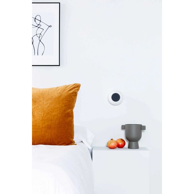 Aplica LED perete/tavan pen negru mattru baie IP44 MOY black