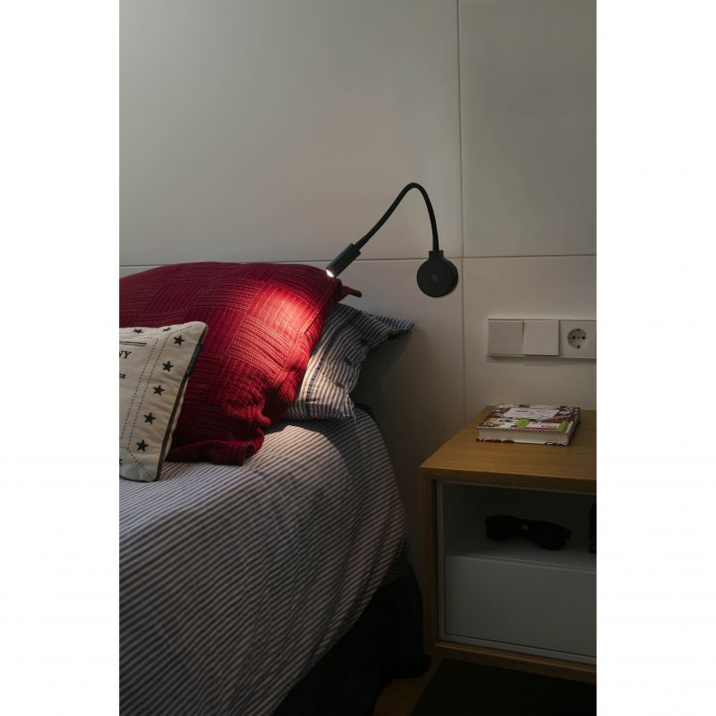 Aplica LED tip reader LED design modern minimalist PIXIE neagra
