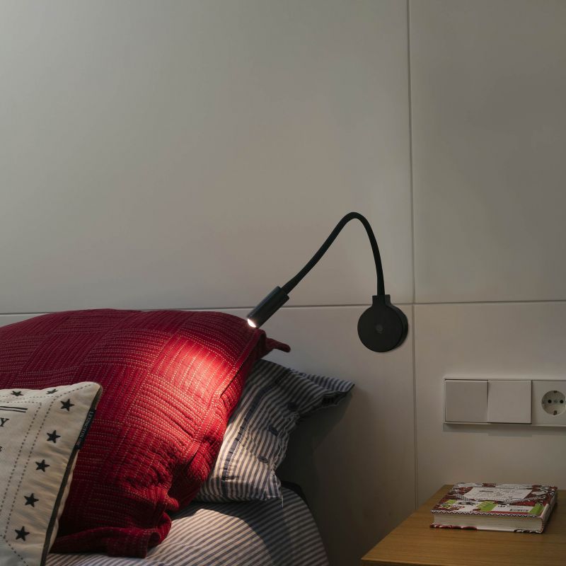 Aplica LED tip reader LED design modern minimalist PIXIE neagra