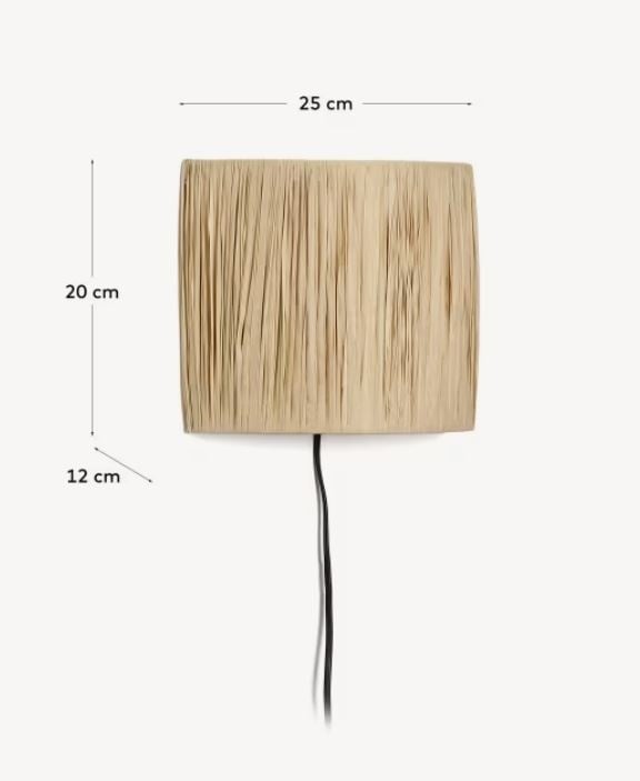 Aplica maro din fibre naturale Pulmi Kave Home
