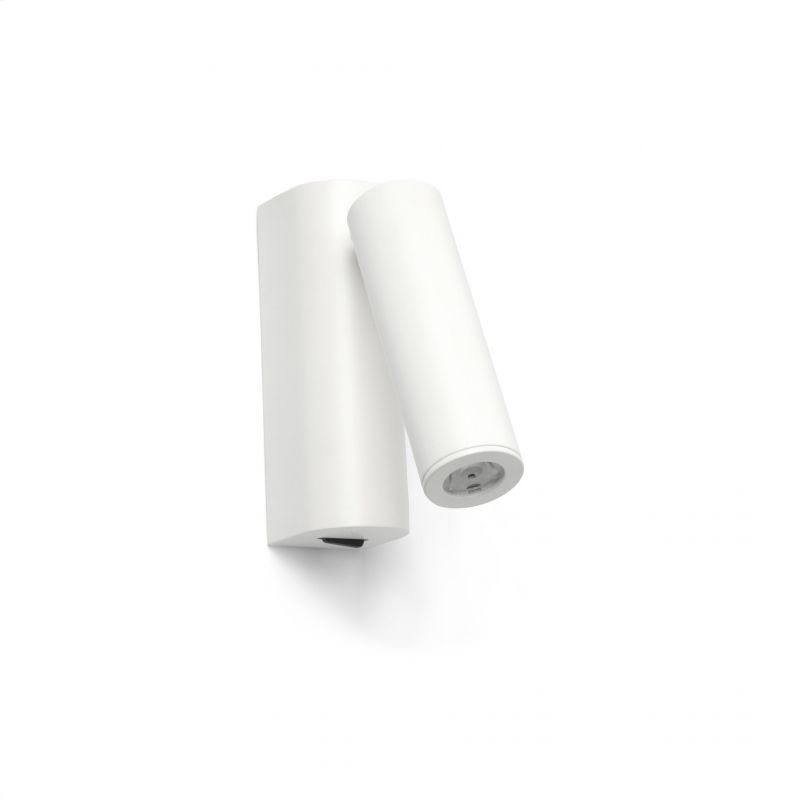 Aplica moderna cu reader LED design minimalist ROB alba