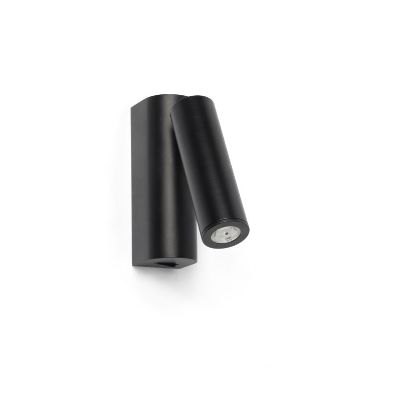 Aplica moderna cu reader LED design minimalist ROB neagra