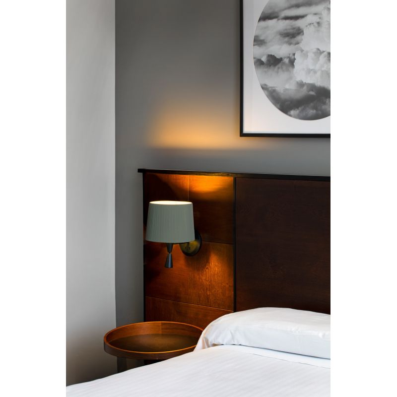 Aplica moderna design elegant SAMBA reader LED negru/verde