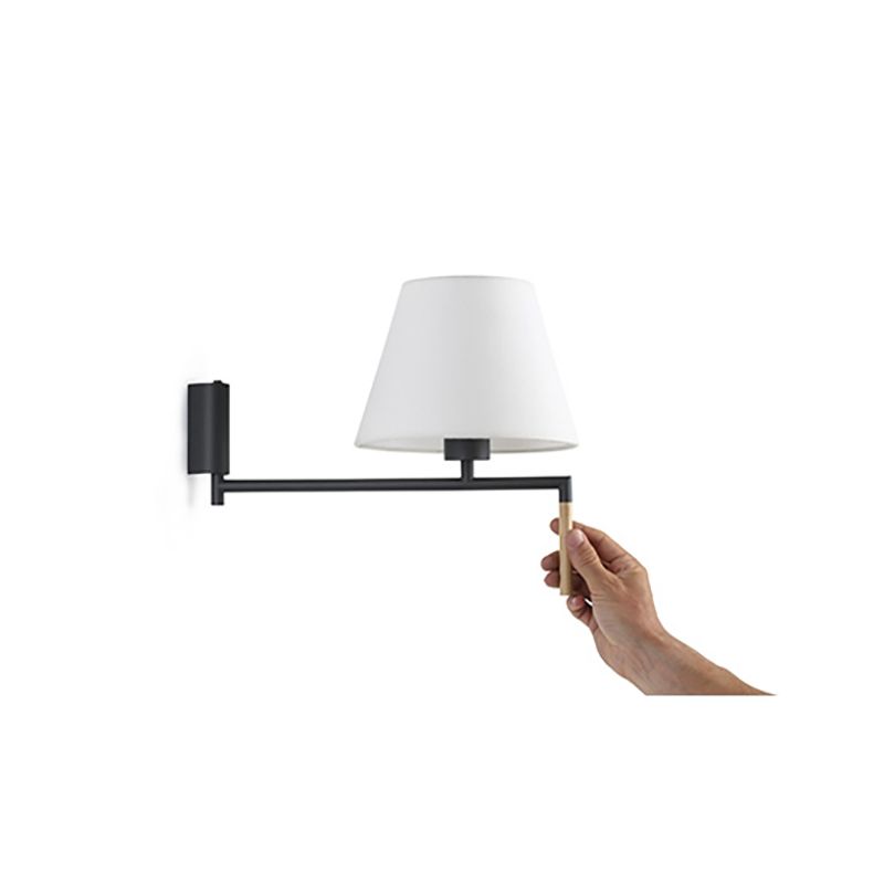 Aplica moderna directionabila design elegant RON gri inchis/bej