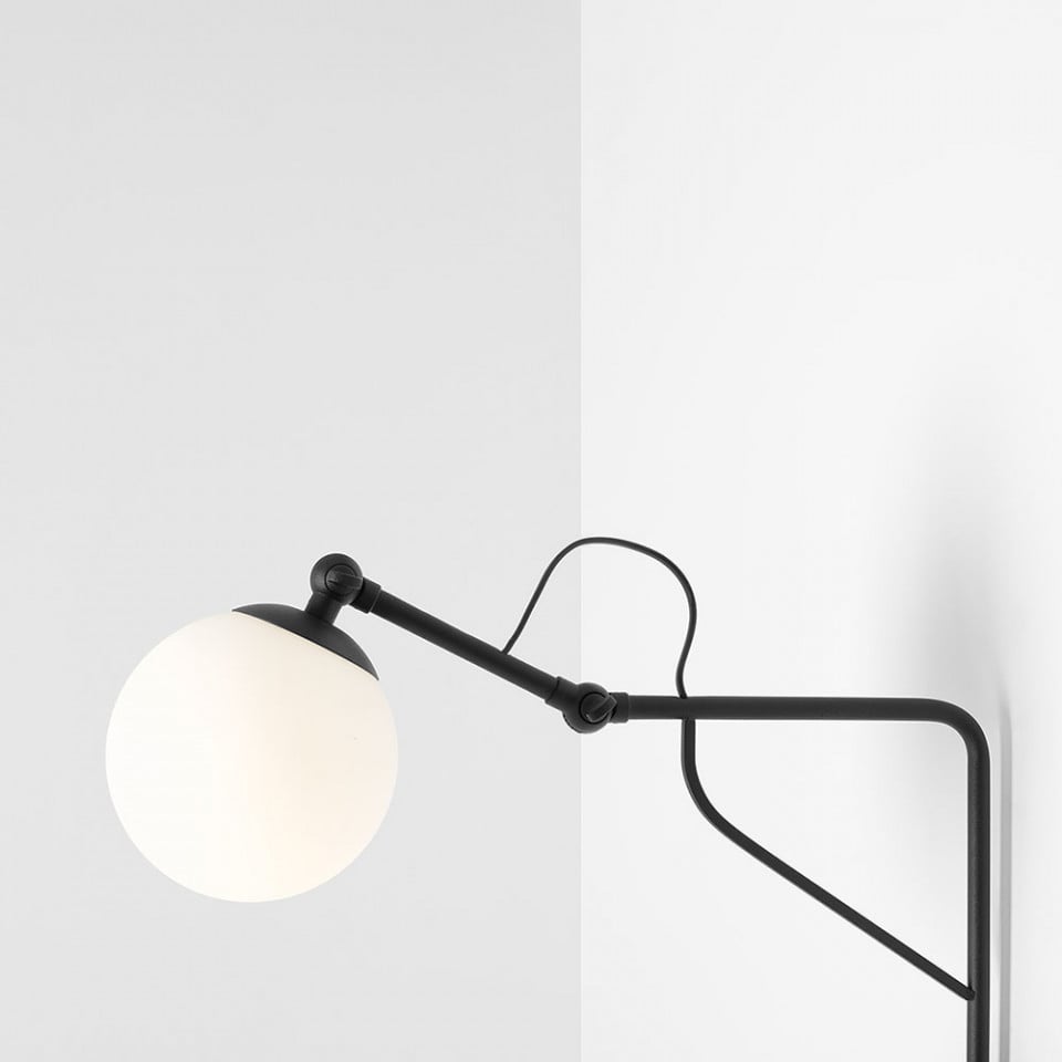 Aplica neagra/alba din metal Soho Bitt Aldex