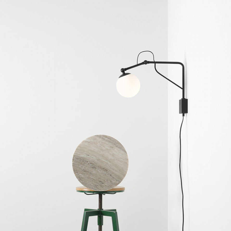 Aplica neagra/alba din metal Soho Bitt Aldex
