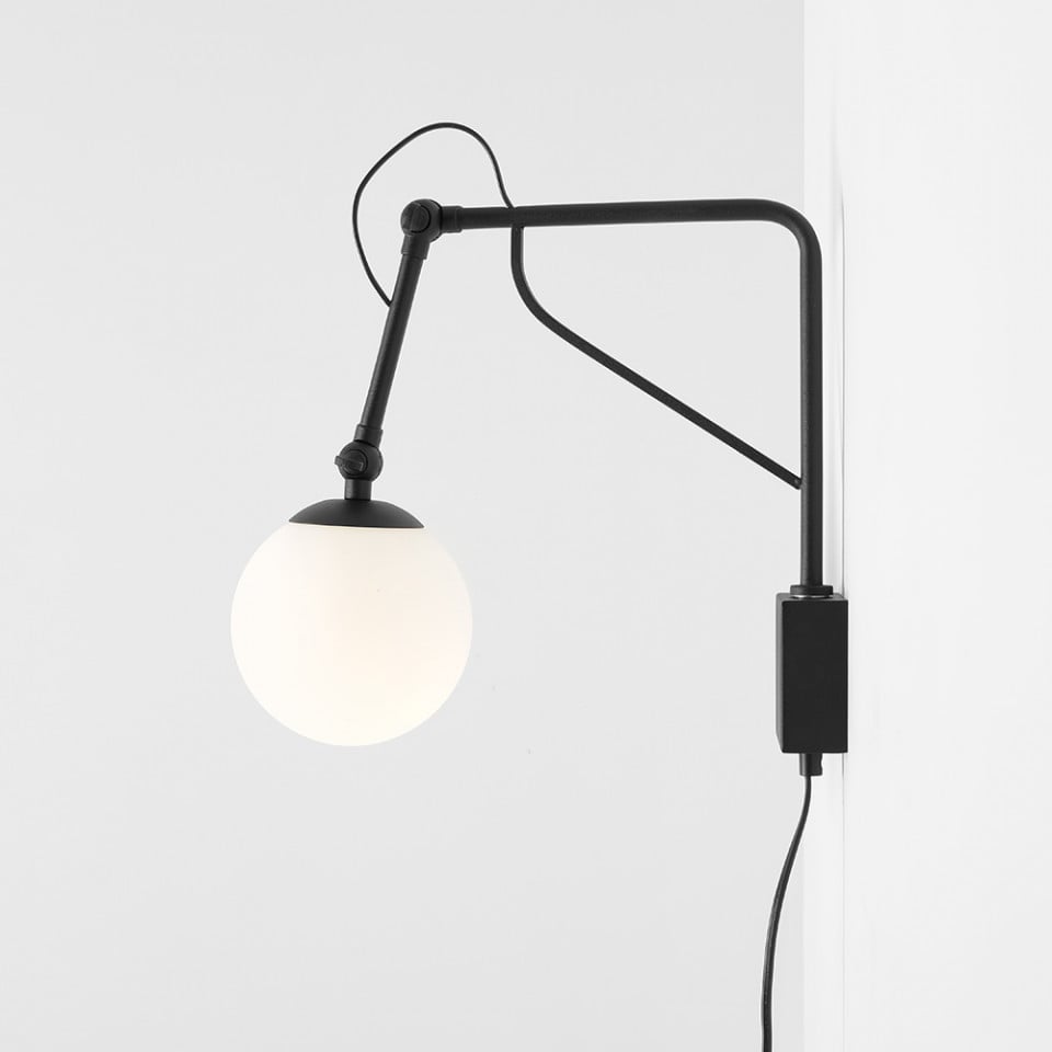 Aplica neagra/alba din metal Soho Bitt Aldex