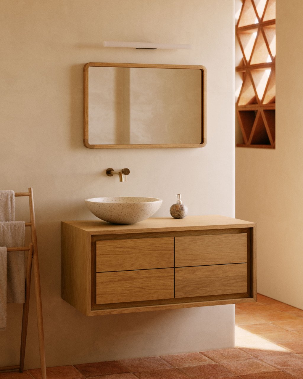 Aplica neagra/alba din metal Valquiria Kave Home