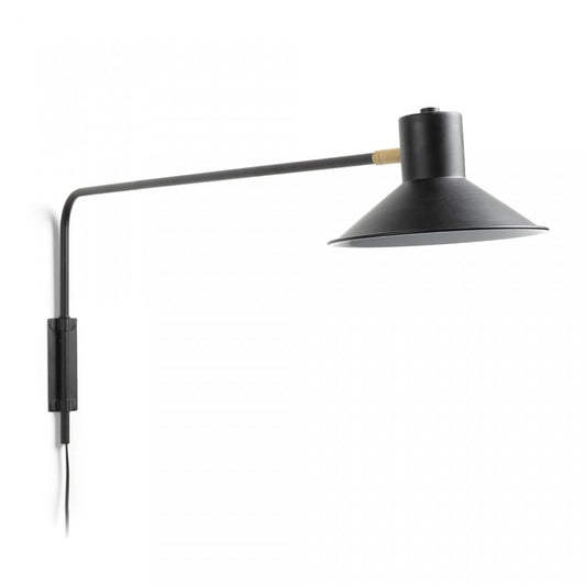 Aplica neagra din metal Aria Kave Home