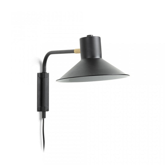 Aplica neagra din metal Aria Small Kave Home