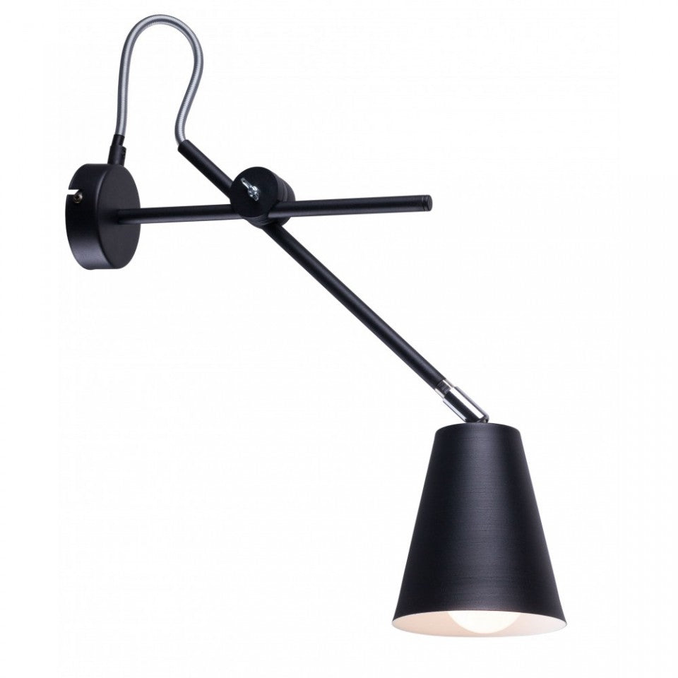 Aplica neagra din metal Arte Aldex