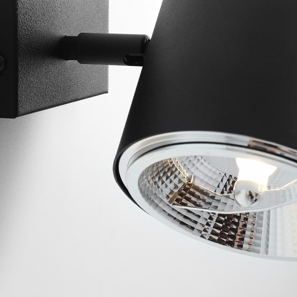 Aplica neagra din metal Bot Aldex