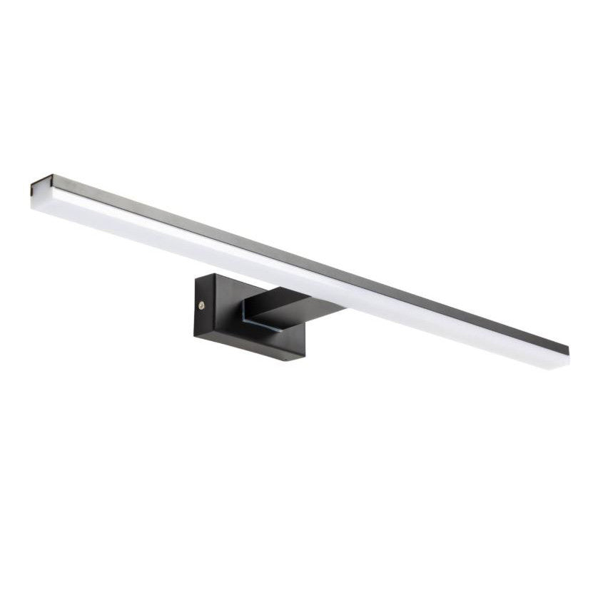 Aplica neagra din metal cu LED Vissia Big Kave Home
