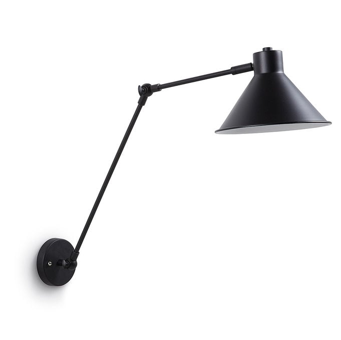 Aplica neagra din metal Dione Kave Home