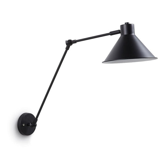 Aplica neagra din metal Dione Kave Home